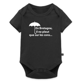 Bretagne cons - Body à manches courtes Premium Bébé - noir - Devant