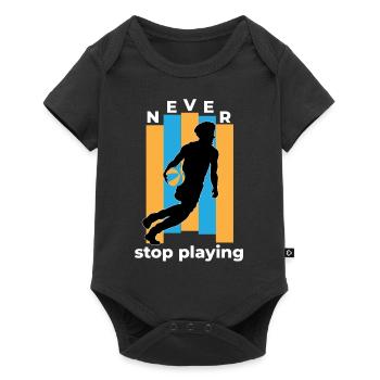 Basketball Basketball Player Basket Throwing Dunken - Baby Premium short-sleeve bodysuit - black - Front