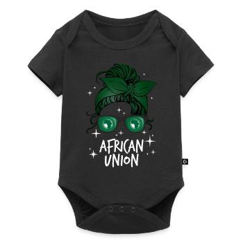 African Union - Baby Premium short-sleeve bodysuit - black - Front