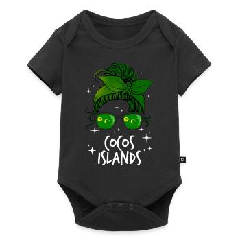 Îles Cocos - Body à manches courtes Premium Bébé - noir - Devant