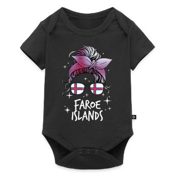 Faroe Islands - Baby Premium short-sleeve bodysuit - black - Front