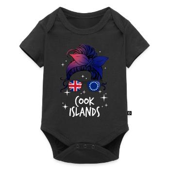 Cook Islands - Baby Premium short-sleeve bodysuit - black - Front