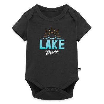Mode lac Été | Vacances Amoureux du lac - Body à manches courtes Premium Bébé - noir - Devant