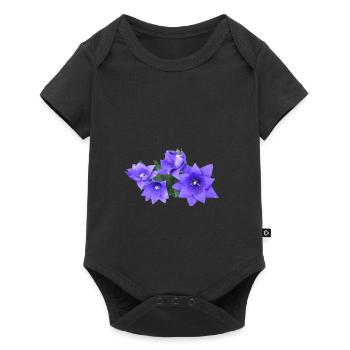 flowers lilies tulips orchids sunflower dahlia ger - Baby Premium Kurzarmbody - Schwarz - Vorne
