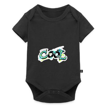 cool cool shirt for kids - graffiti motif - Baby Premium short-sleeve bodysuit - black - Front