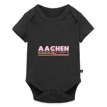 Aix-la-Chapelle Rheinland Design pour les natifs d’Aix-la-Chapelle - Body à manches courtes Premium Bébé - noir - Devant