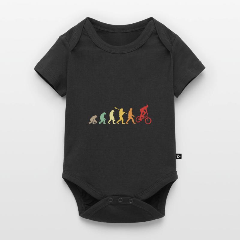 Darwin evolution for BMXists 🚴 ♂️ Baby Premium short-sleeve bodysuit