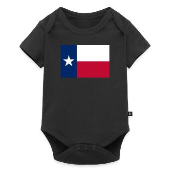 Texas Texas flag drapeau - Body à manches courtes Premium Bébé - noir - Devant