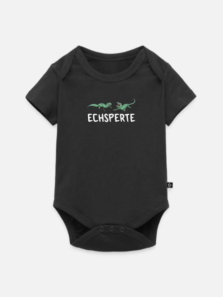 Echsperte Echse Echsen Reptil Reptilien Tierpflger - Baby Premium Kurzarmbody - Schwarz