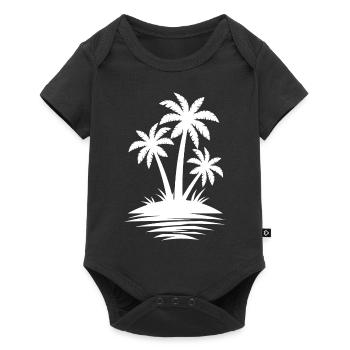 Palm Tree Island Beach Lover Gift - Cadeau d’été - Body à manches courtes Premium Bébé - noir - Devant