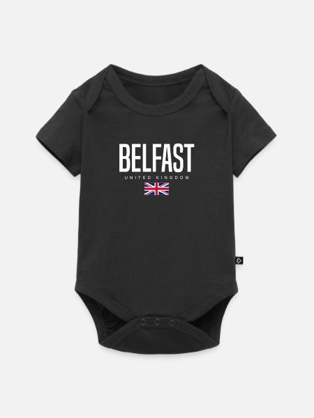 Belfast, United Kingdom - Baby Premium short-sleeve bodysuit - black