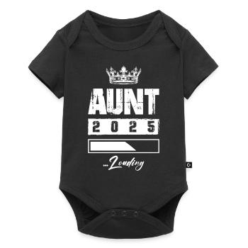 Tante 2025 Loading - Baby Premium Kurzarmbody - Schwarz - Vorne