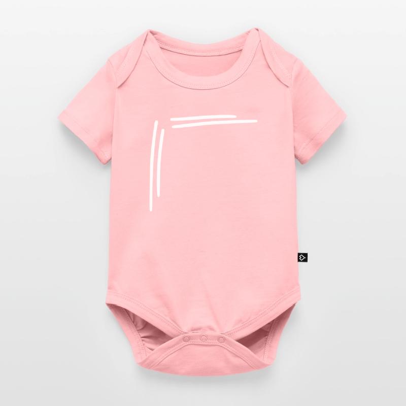 angular frame corner Vector Baby Premium short-sleeve bodysuit