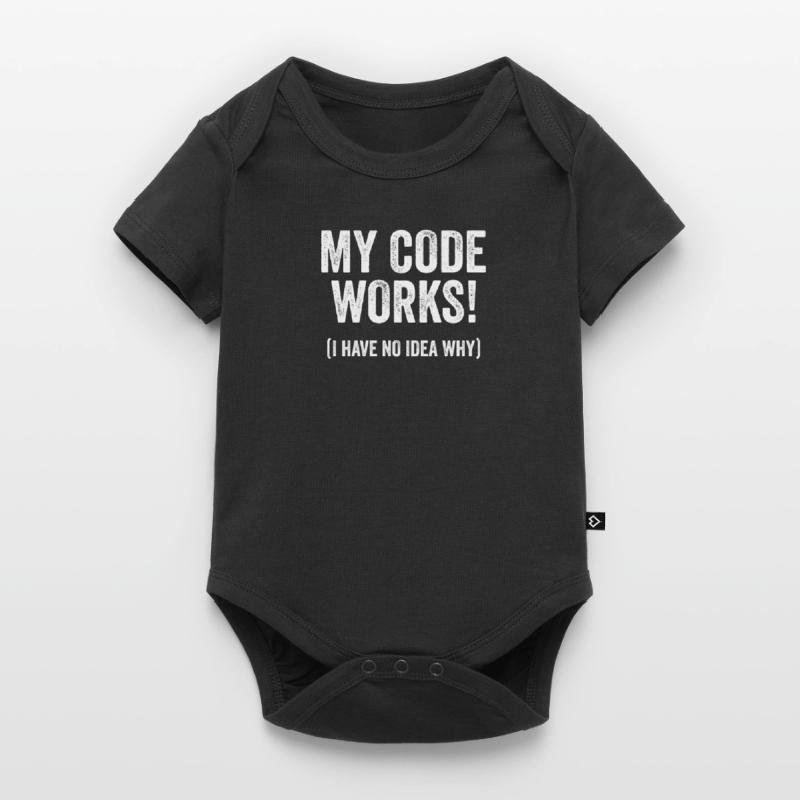 Funny programmer developer code humor quote Baby Premium short-sleeve bodysuit