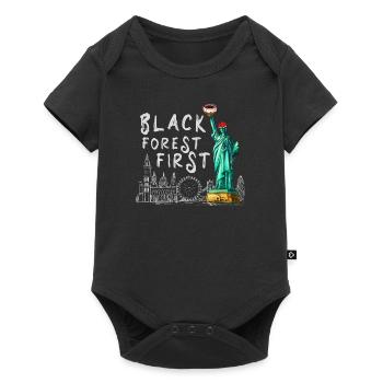 Schwarzwald Freiheitsstatue, Black Forest First - Baby Premium Kurzarmbody - Schwarz - Vorne
