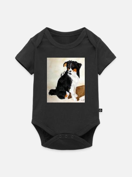 Assis Aussie Nanouk - Body à manches courtes Premium Bébé - noir