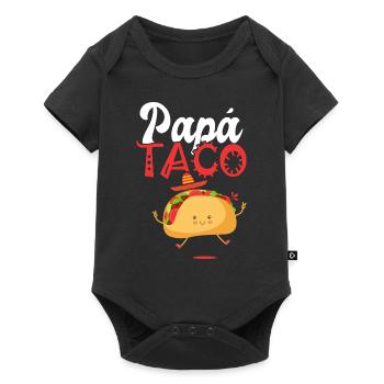 dad taco Taco Tacos Mexican food gift - Baby Premium short-sleeve bodysuit - black - Front