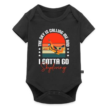 Paragliding Sports Jumping Jump - Baby Premium short-sleeve bodysuit - black - Front