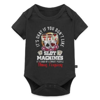 Slot Machine Win Games Symbols - Baby Premium short-sleeve bodysuit - black - Front