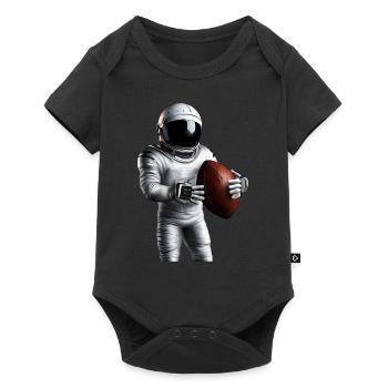 Atterrissage dans l’espace - Body à manches courtes Premium Bébé - noir - Devant
