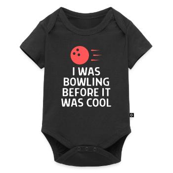 Bowling Sayings Bowling Bowler Skittles Gift - Baby Premium short-sleeve bodysuit - black - Front