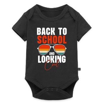 Student Zukunft Hochschule BWL - Baby Premium Kurzarmbody - Schwarz - Vorne