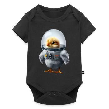 Astronaut Chicken Astronaut Chicken - Baby Premium short-sleeve bodysuit - black - Front