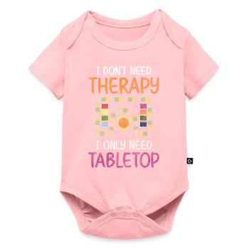Games Board Game Player - Baby Premium short-sleeve bodysuit - rose - Front