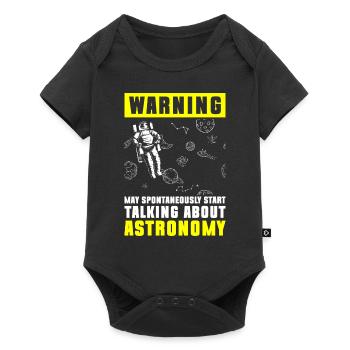 Galaxie de fusée de l’univers - Body à manches courtes Premium Bébé - noir - Devant