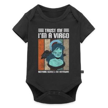 Zodiac sign August Element sign - Baby Premium short-sleeve bodysuit - black - Front