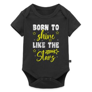 Starry Sky Sky Dream Moon - Baby Premium short-sleeve bodysuit - black - Front