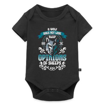 Werwolf Hund Heulen Wolfpack - Baby Premium Kurzarmbody - Schwarz - Vorne
