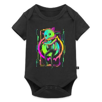 Cyberpunk Streetwear Gamer Technology - Baby Premium short-sleeve bodysuit - black - Front
