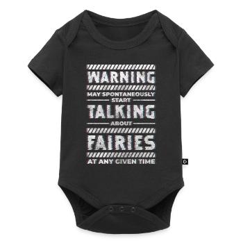 Fairy Dreams Girl Daughter - Baby Premium short-sleeve bodysuit - black - Front