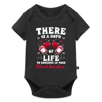 Blood Donation Help Social - Baby Premium short-sleeve bodysuit - black - Front