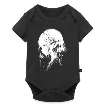 anime, girl, gift, elf - Baby Premium short-sleeve bodysuit - black - Front