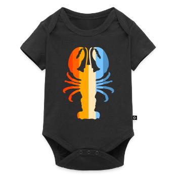Crawfish Seafood Maine Lobster Lobster - Baby Premium short-sleeve bodysuit - black - Front
