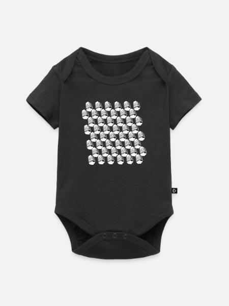Mikrofone - Baby Premium Kurzarmbody - Schwarz