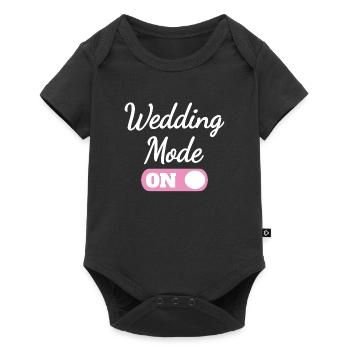 Wedding Fashion On - Engagement Marriage - Baby Premium short-sleeve bodysuit - black - Front