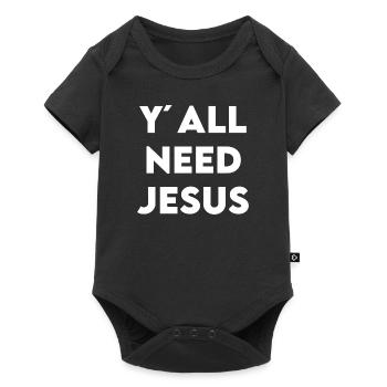 Vous avez tous besoin de Jésus - Body à manches courtes Premium Bébé - noir - Devant