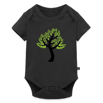 nature - Body à manches courtes Premium Bébé - noir - Devant