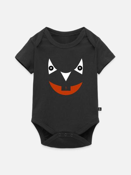 Halloween - Baby Premium Kurzarmbody - Schwarz