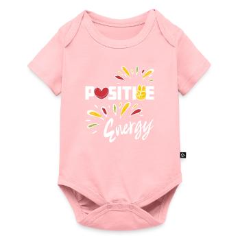 Positive Energy - Optimism Positivity - Baby Premium short-sleeve bodysuit - rose - Front