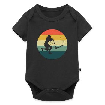 Stunt Roller Scooter Stuntscooter Scooter pour femmes - Body à manches courtes Premium Bébé - noir - Devant