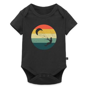 Kitesurf Femme Kitesurf Hommes Kitesurf - Body à manches courtes Premium Bébé - noir - Devant