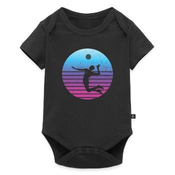 Volleyball Volleyball Women's Volleyball - Baby Premium short-sleeve bodysuit - black - Front