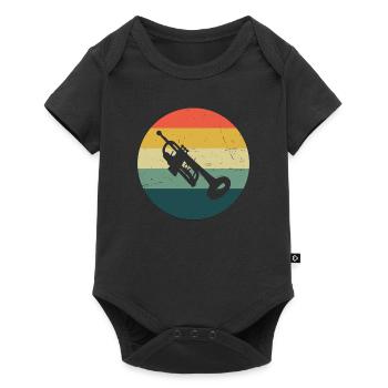 Women's Men's Trumpet Player Trumpet Playing - Baby Premium short-sleeve bodysuit - black - Front