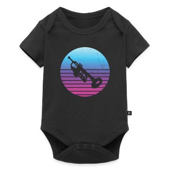 Trompettistes Trompettistes Trompettistes Femmes - Body à manches courtes Premium Bébé - noir - Devant