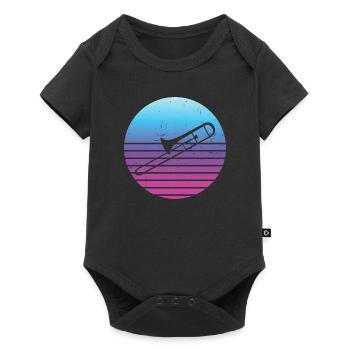 Brass Band Ladies Gentlemen Trombonist Trombone - Baby Premium short-sleeve bodysuit - black - Front