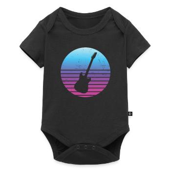 Guitar Guitar Player Guitarist Men's Guitar - Baby Premium short-sleeve bodysuit - black - Front
